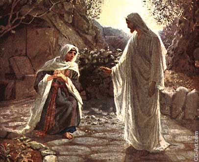 Jesus appears to Mary Magdalene